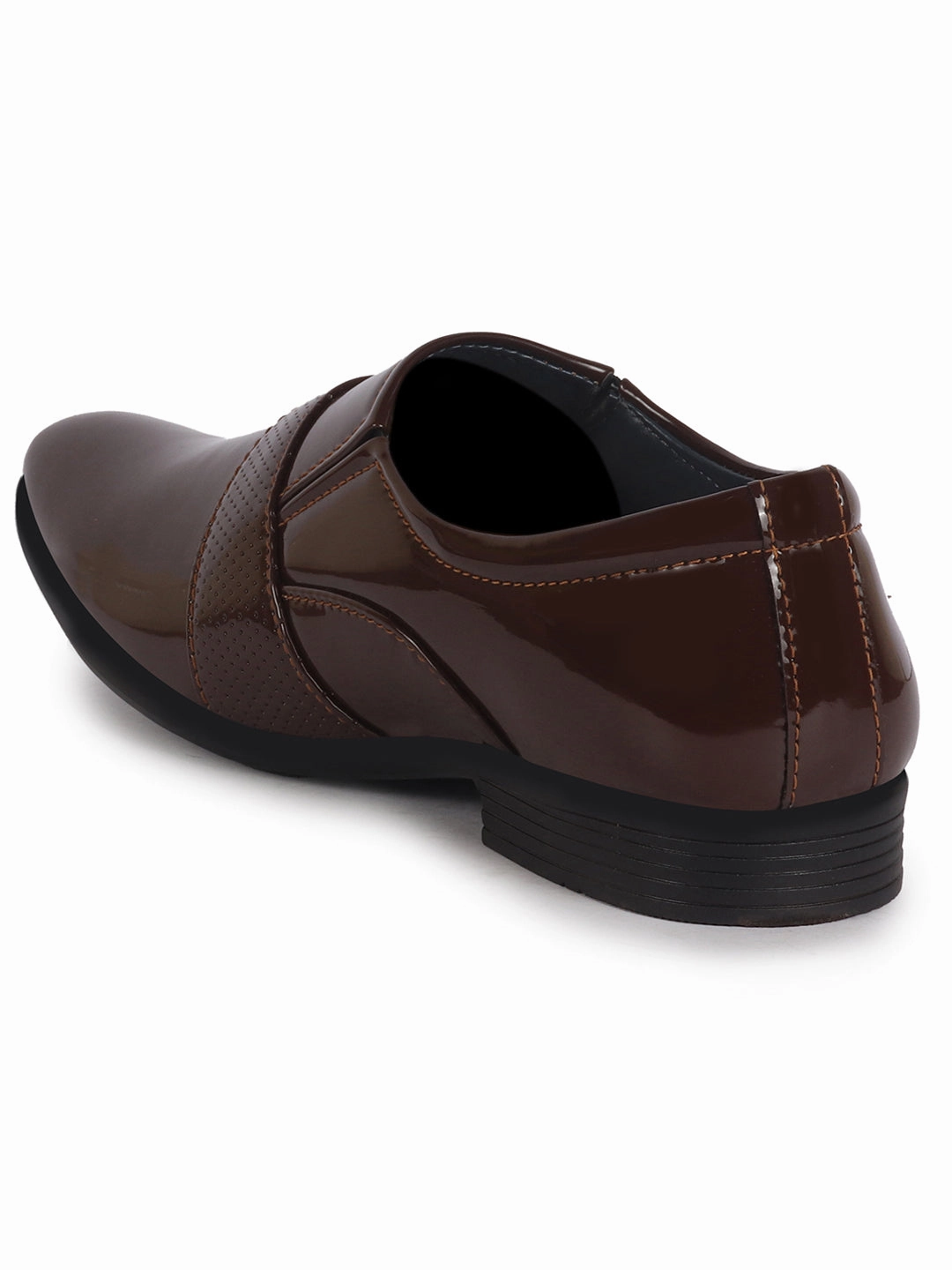 Hiking Shoes Or Trail Shoes Men Tan Patent Leather Shine Buckle Strap Party Wedding Dress Tuxedo Slip On Shoes