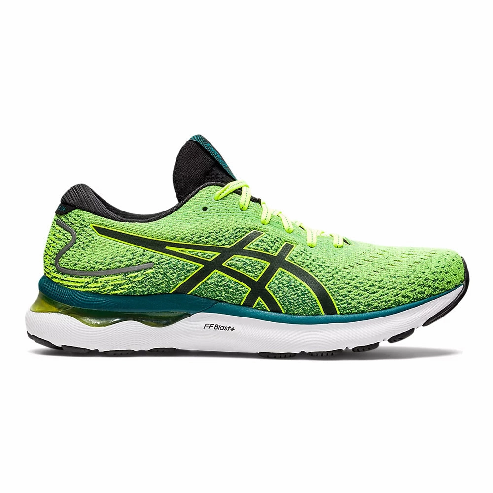 Asics Gel Boa Golf Shoes Men's Asics GEL-Nimbus 24, Safety Yellow/Black, 12.5 D Medium