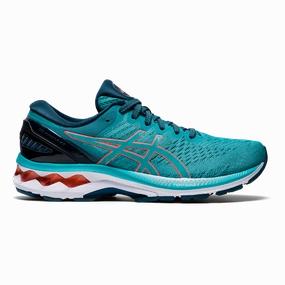 Asics Running Shoes Online Asics Gel Kayano 27 - Techno Cyan - Sunrise Red