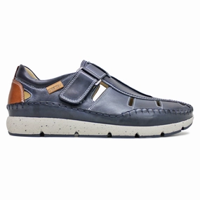 Pikolinos Fuencarral M4U-0100 Leather Men's Casual Blue Shoes Casual Shoes Clearance Sale
