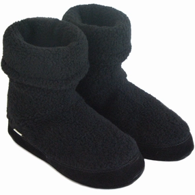 Prince Albert Slippers Polar Feet Women's Snugs - Black Berber