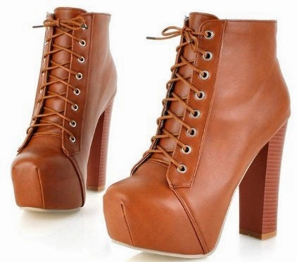 Women Ankle Boots High Heel High Heeled Leather Boots