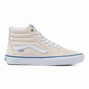 Vans Skate Sk8 Hi Raw Canvas Classic White Shoes 2010 Skate Shoes