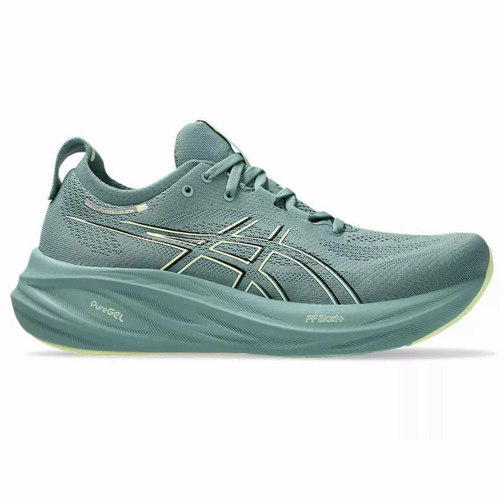 Men's Asics Gel-Nimbus 26, Celadon/Light Celadon, 7 D Medium Asics Gel Pro Golf Shoes