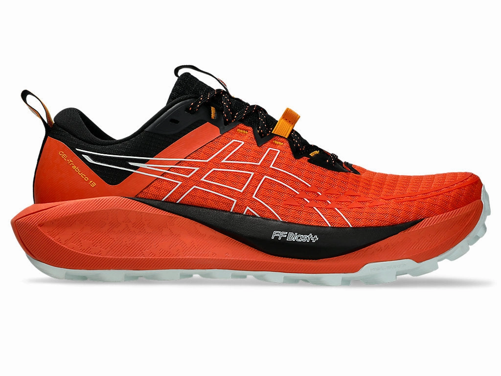 Asics Fuji Trail Shoes Men's Asics Gel-Trabuco 13, Nova Orange/Pure Aqua, 9 D Medium