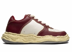 Best Mid Hiking Boots Maison Mihara Yasuhiro Leather Wayne Low 'Red/White'