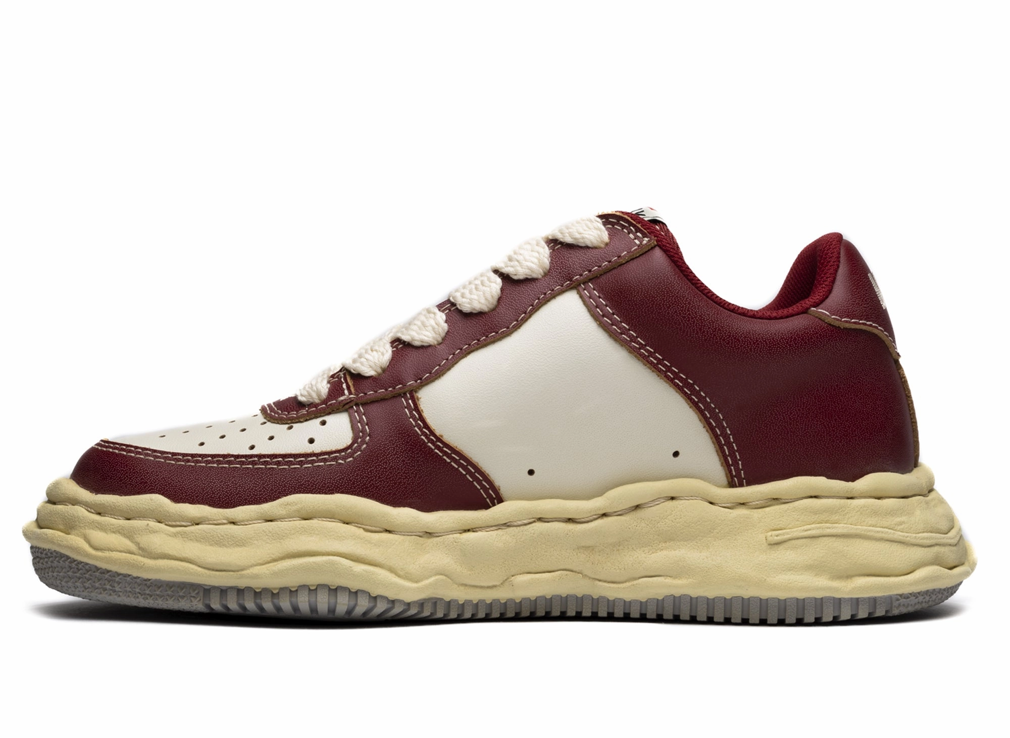 Maison Mihara Yasuhiro Leather Wayne Low 'Red/White' Palladium Hiking Boots
