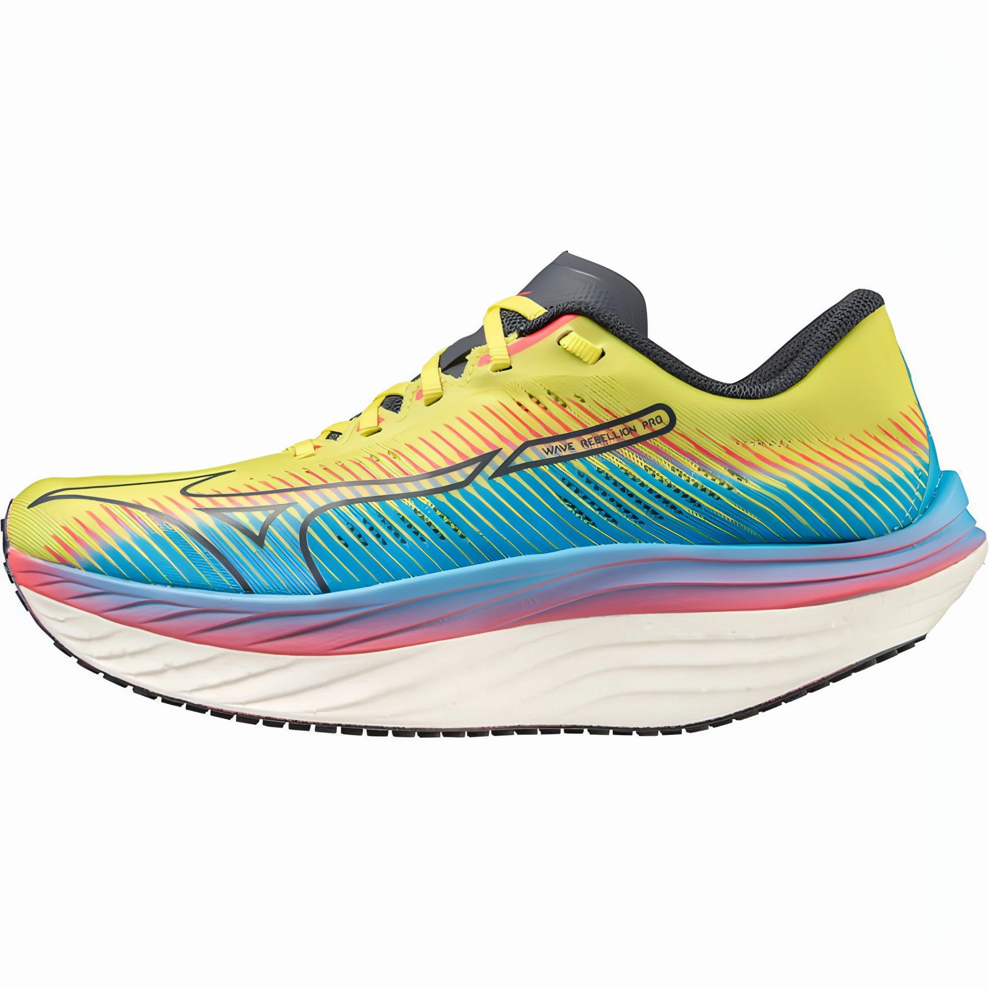 Mizuno Wave Rebellion Pro Mens Running Shoes - Yellow Running Fast Shoes