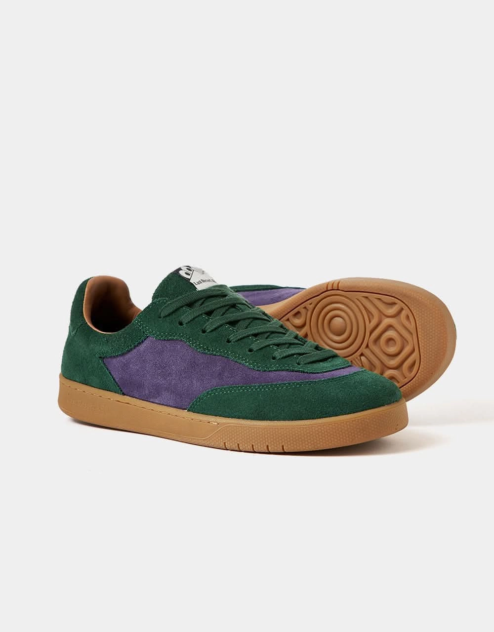 Last Resort AB CM001 Suede Skate Shoes - Elm Green/Loganberrry/Gum Top Best Skate Shoes