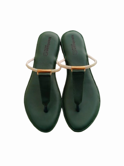 Glittering T Slippers Ballerina Dance Slippers