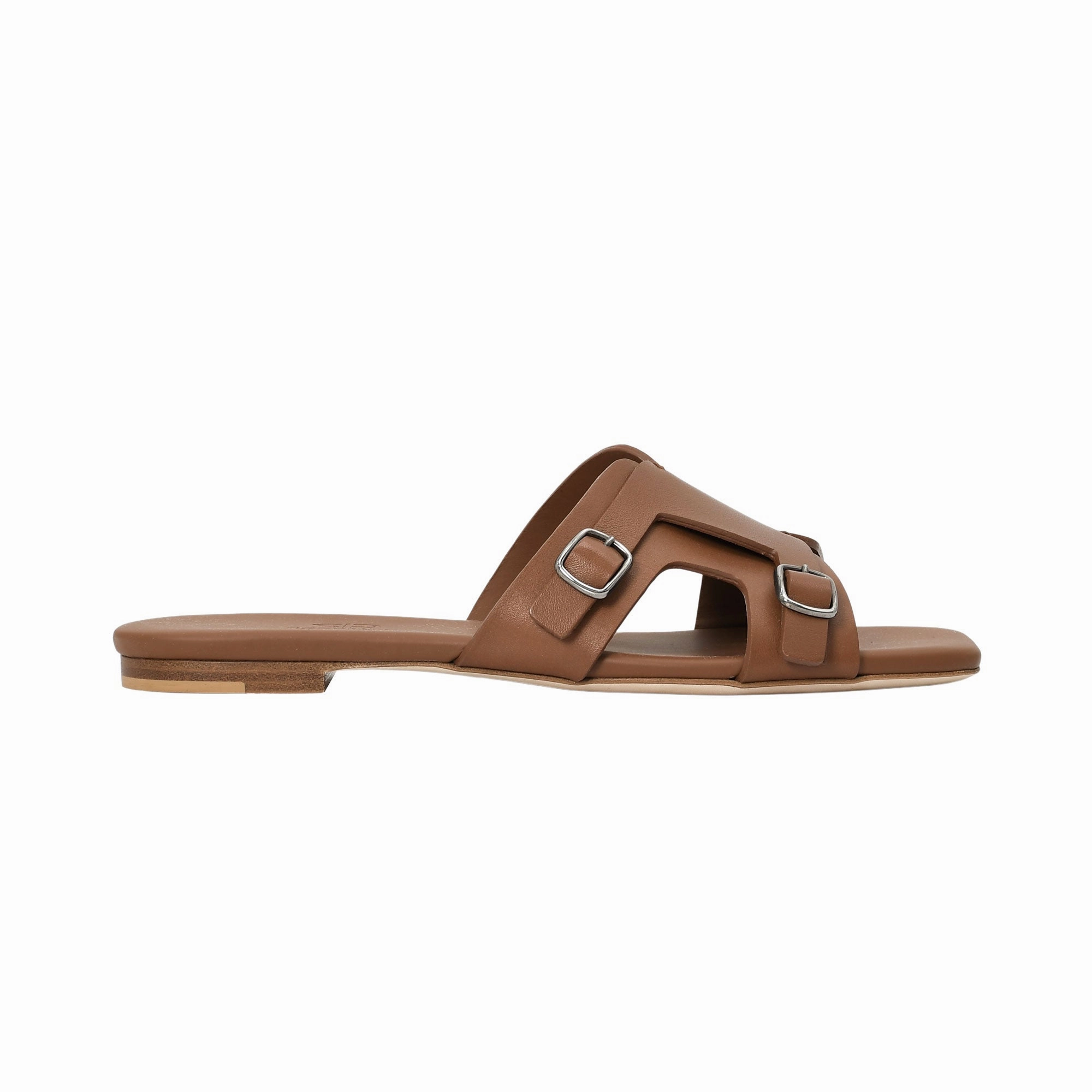 In Ocho Rios Prestige Women's Summer Monk Walk Brown Flat Sandal