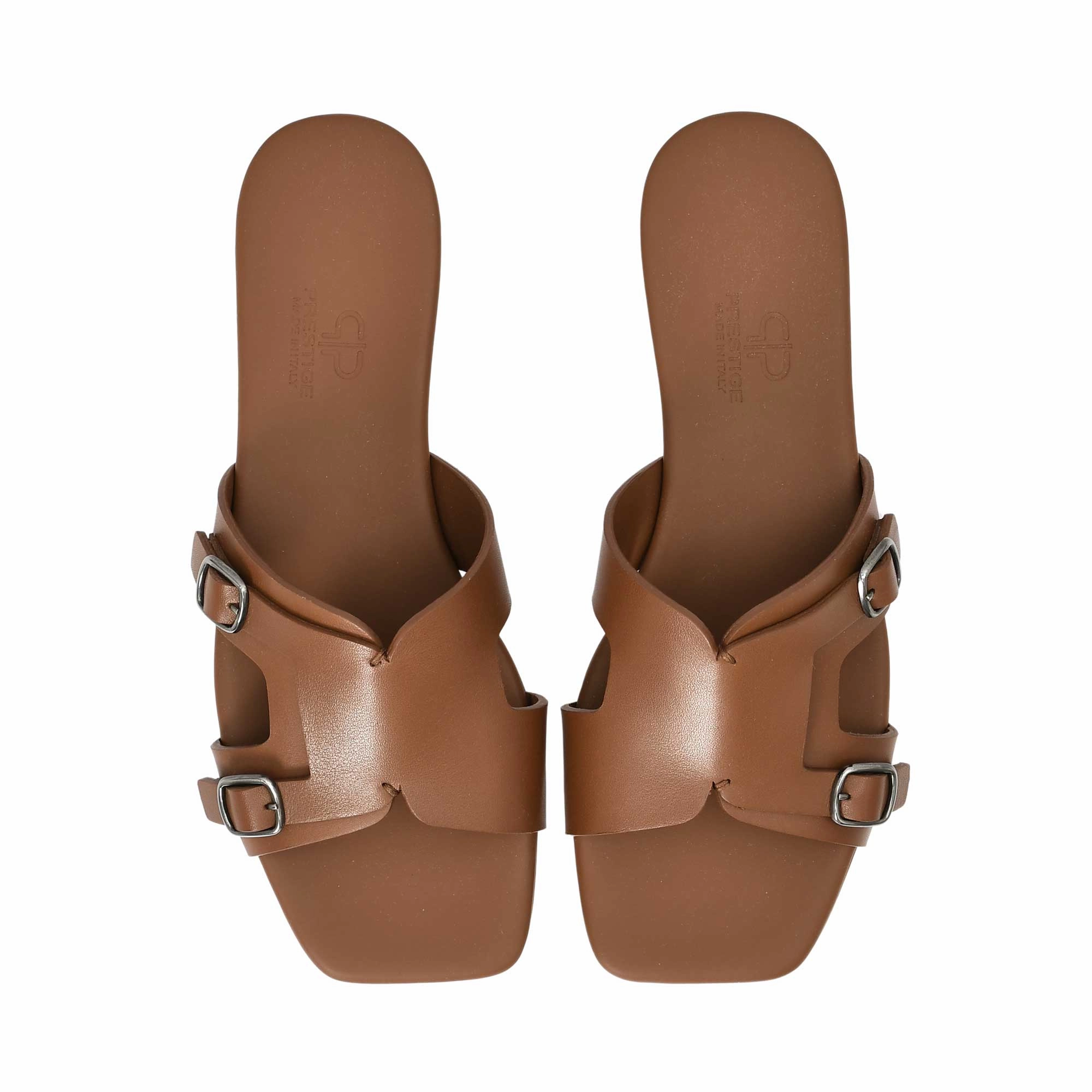 Prestige Women's Summer Monk Walk Brown Flat Sandal Sandals Beaches Resort