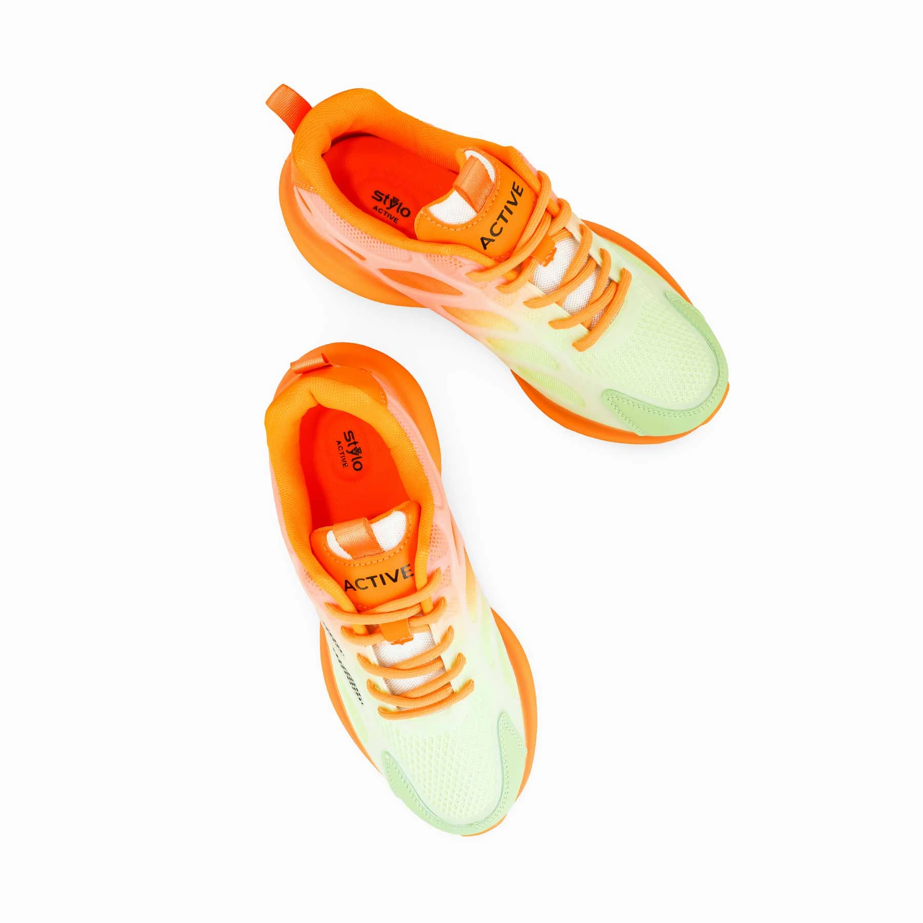 Ray Allen Sneakers Orange Casual Sneaker For Women AT7348