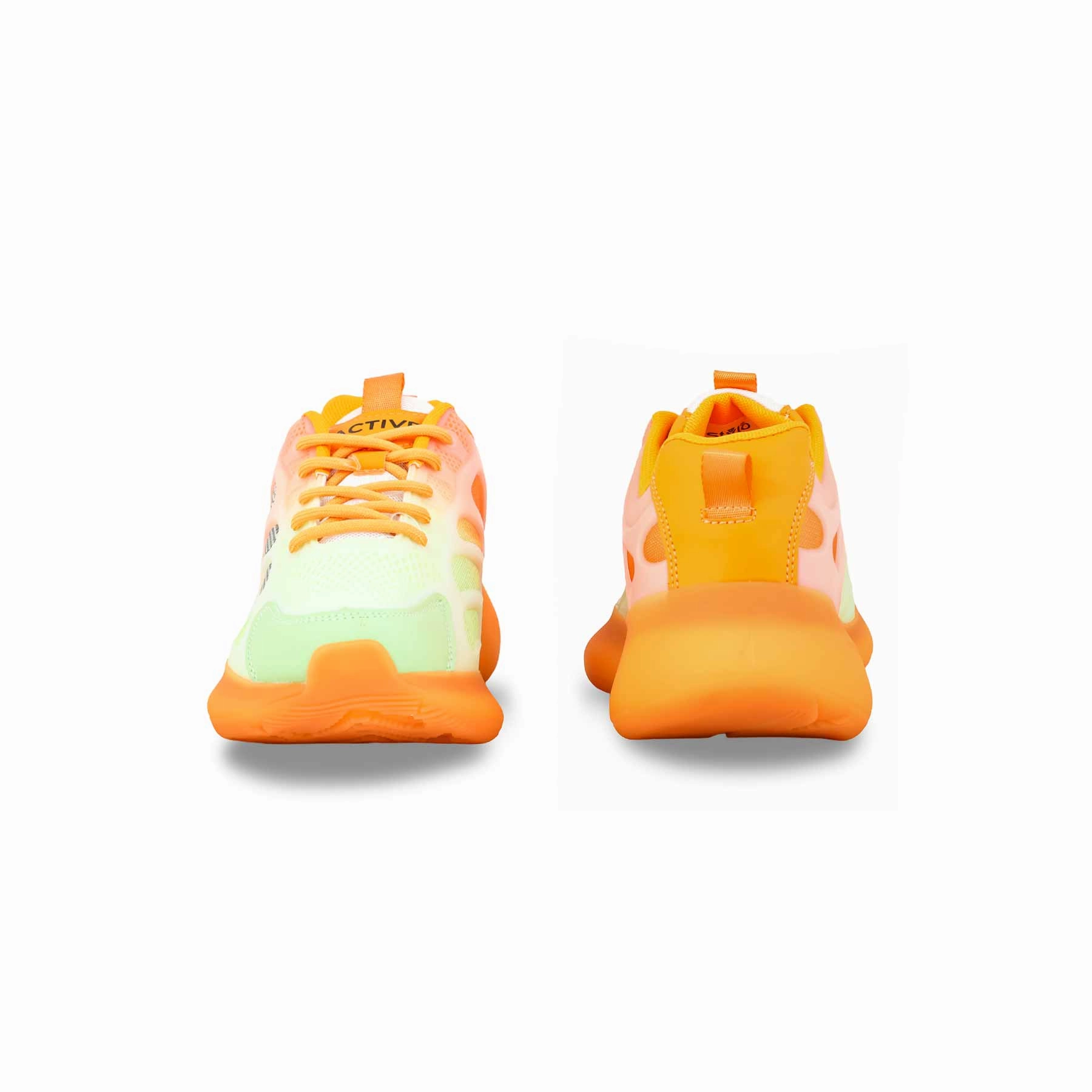 Orange Casual Sneaker For Women AT7348 Kicks Sneakers