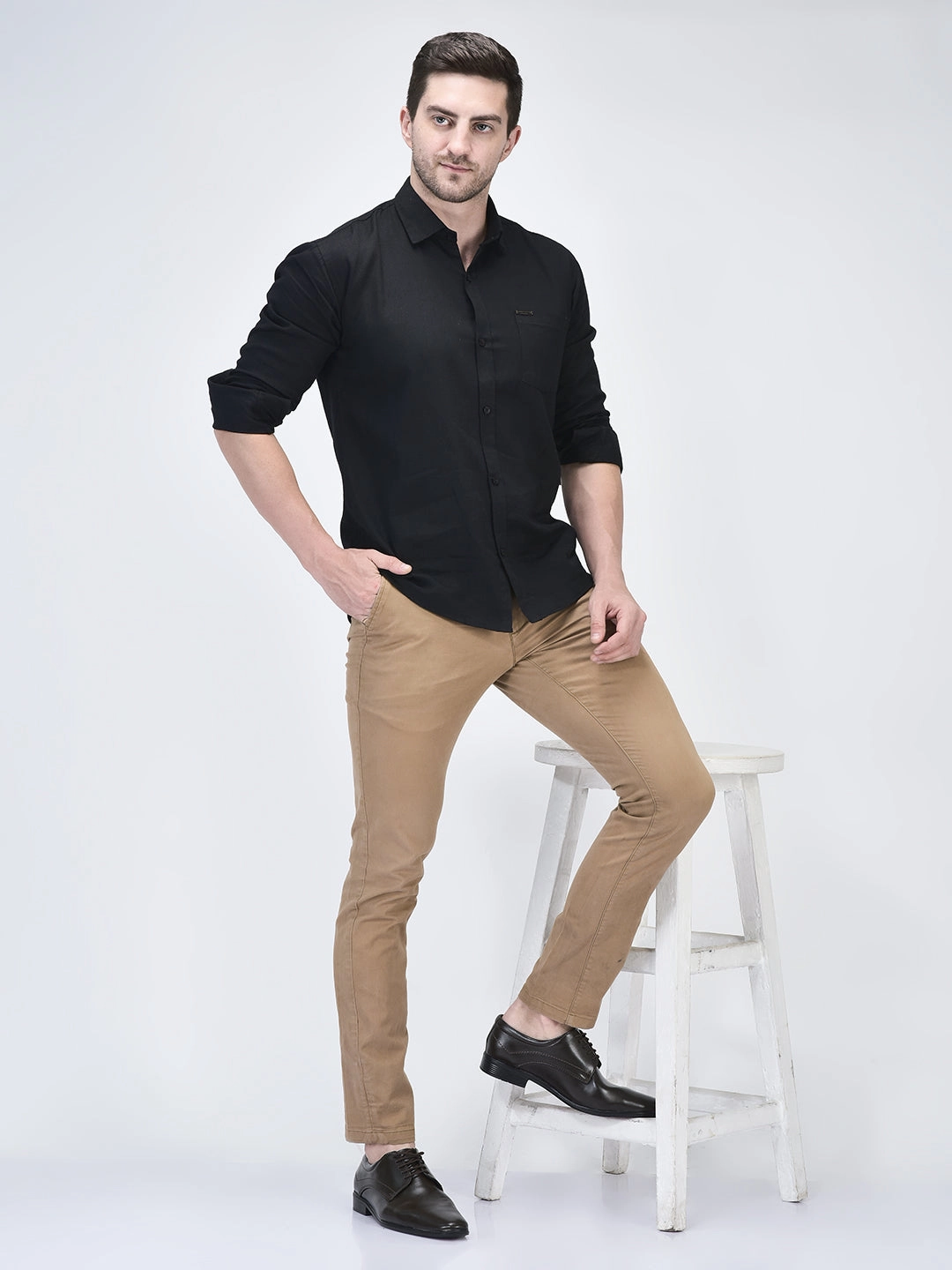 Men Brown Formal Office Dress Lace Up Derby Shoes Badminton Shoes Size Guide