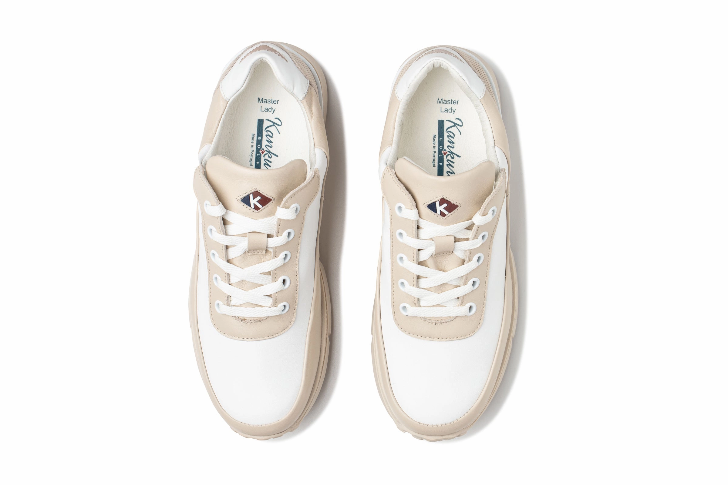 Master Lady 03   Ivory|White   Women's Golf Shoes ML003 22 With Arch Support Golf