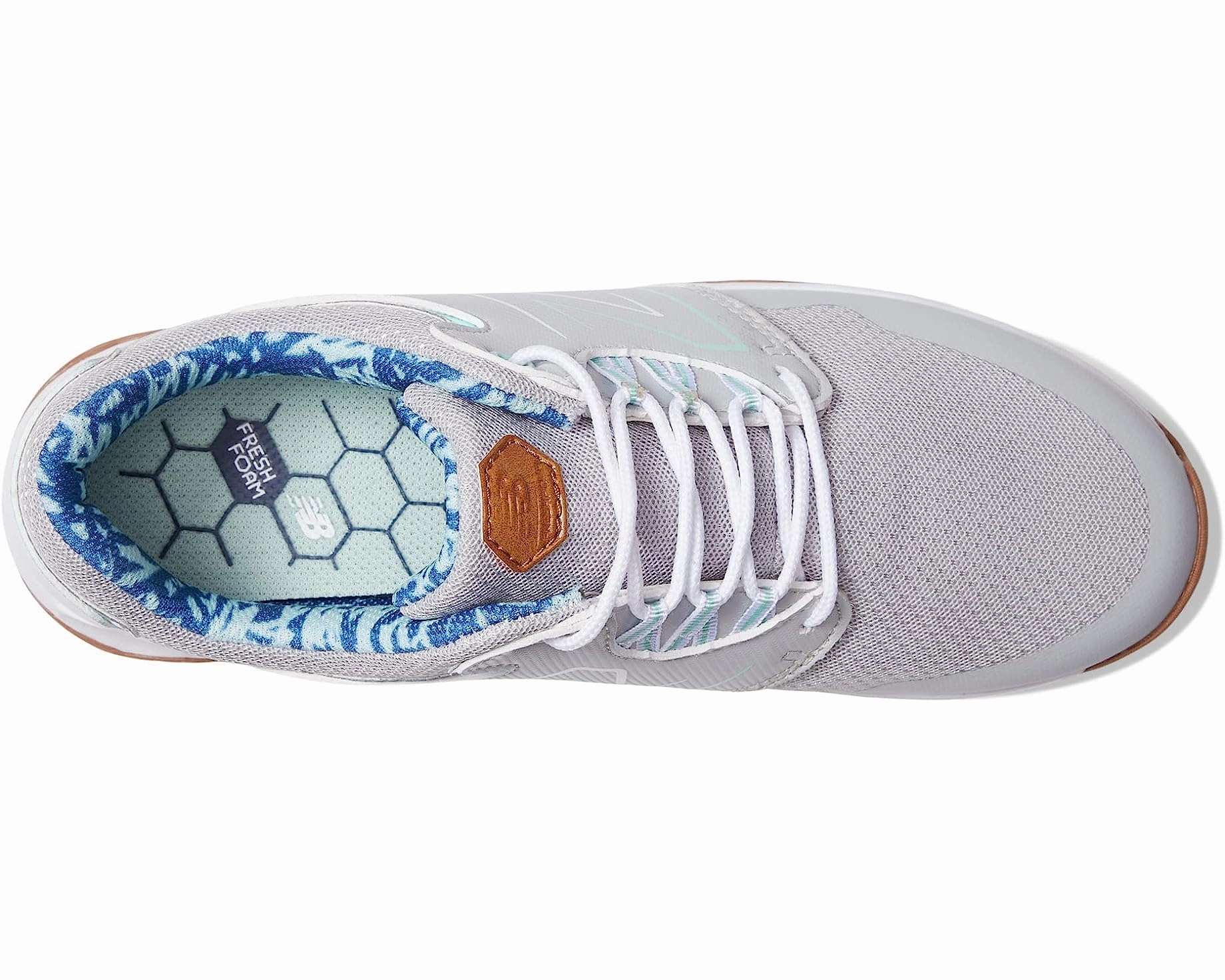 New Balance Womens Fresh Foam Links SL V2 Golf Shoe - GREY Hyperflex Boa Golf Shoe