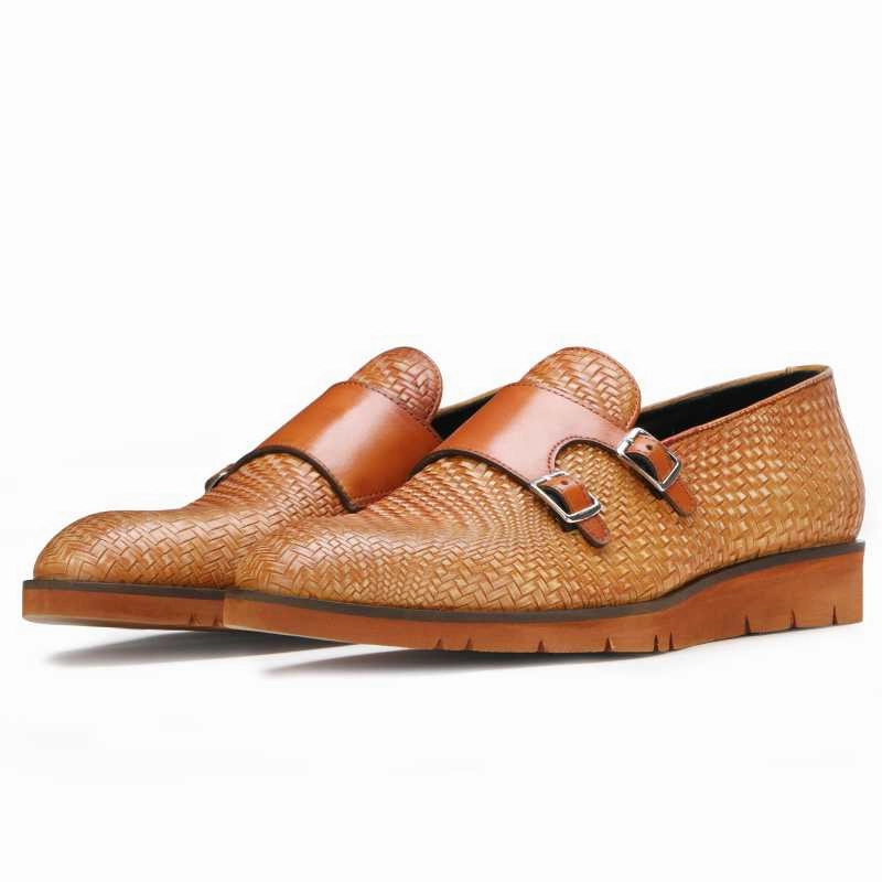 Walta Slipon Double Buckle Shoes for Men