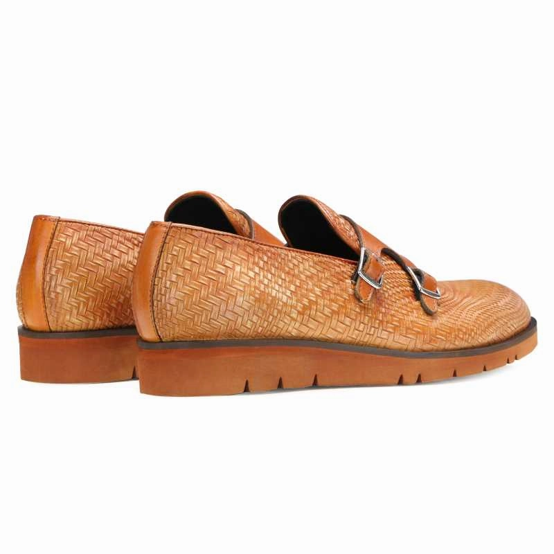 Walta Slipon Double Buckle Shoes for Men