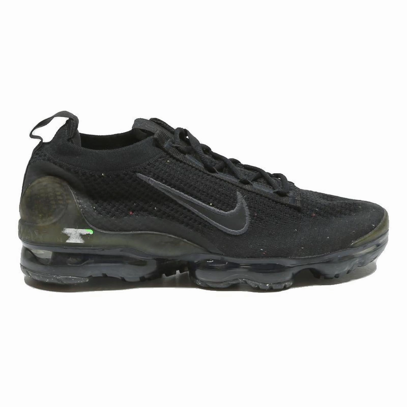 Nike Cycle Shoes NIKE Air Vapormax Flyknit Mens Low Top Trainers Black Synthetic UK 9 Lightweight