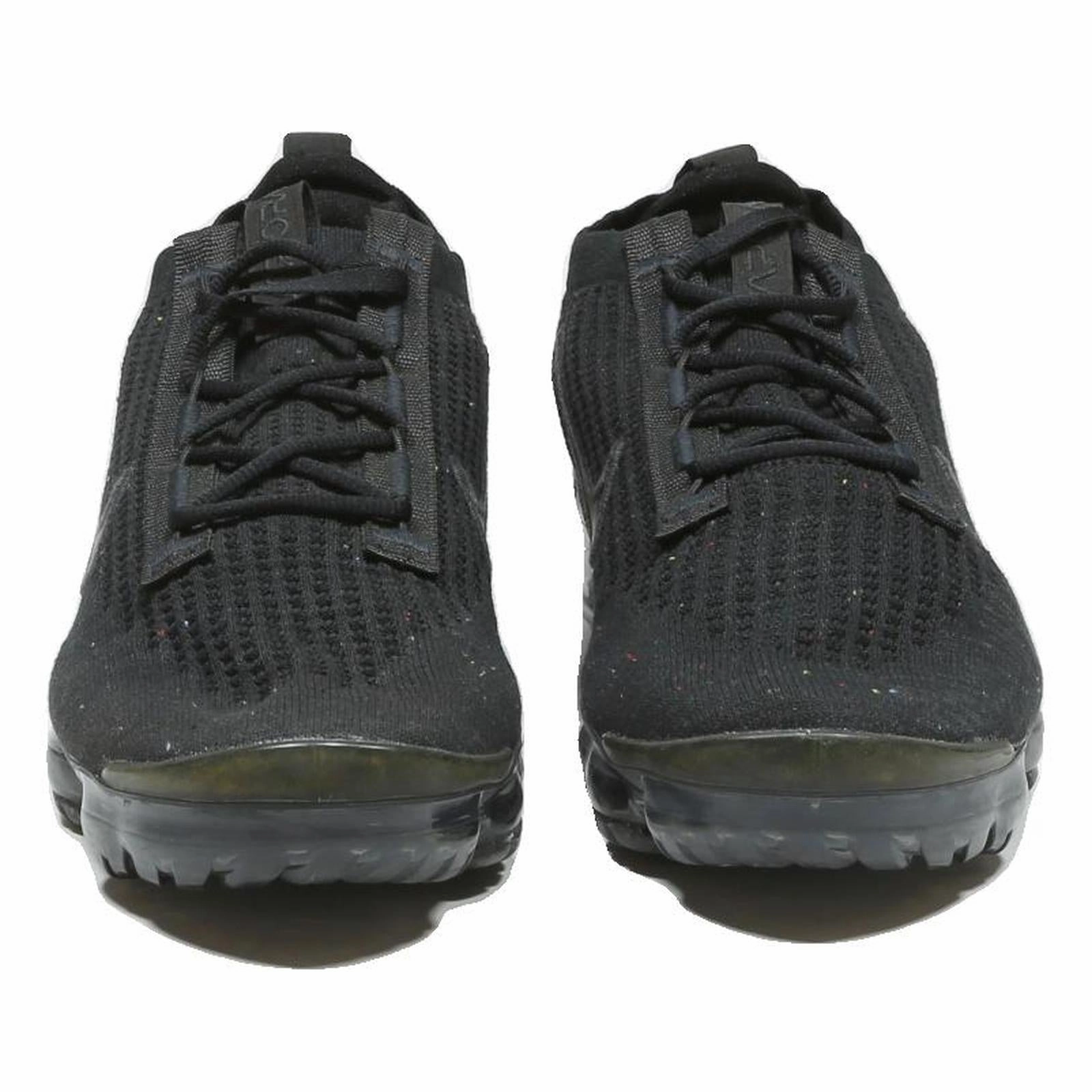 NIKE Air Vapormax Flyknit Mens Low Top Trainers Black Synthetic UK 9 Lightweight Nike Cross Trainer Shoes