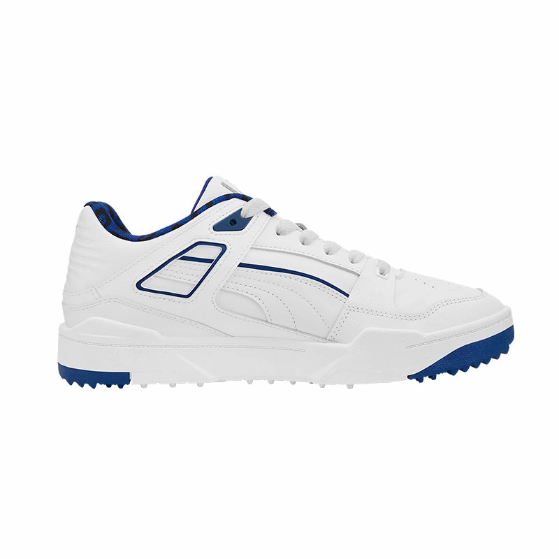 PUMA Hoops Slipstream G Men's Spikeless Shoes (White/Royal) Kaha 2 Low Gtx Waterproof Hiking Shoes