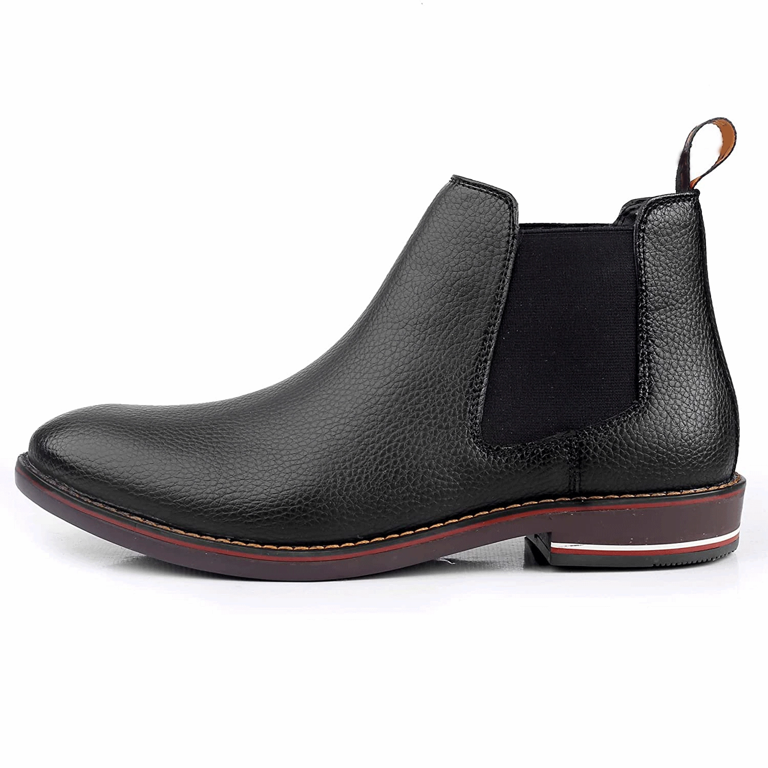 Classy Ankle British Design Black Chelsea Boots For Men-JonasParamount Best Goretex Hiking Shoes