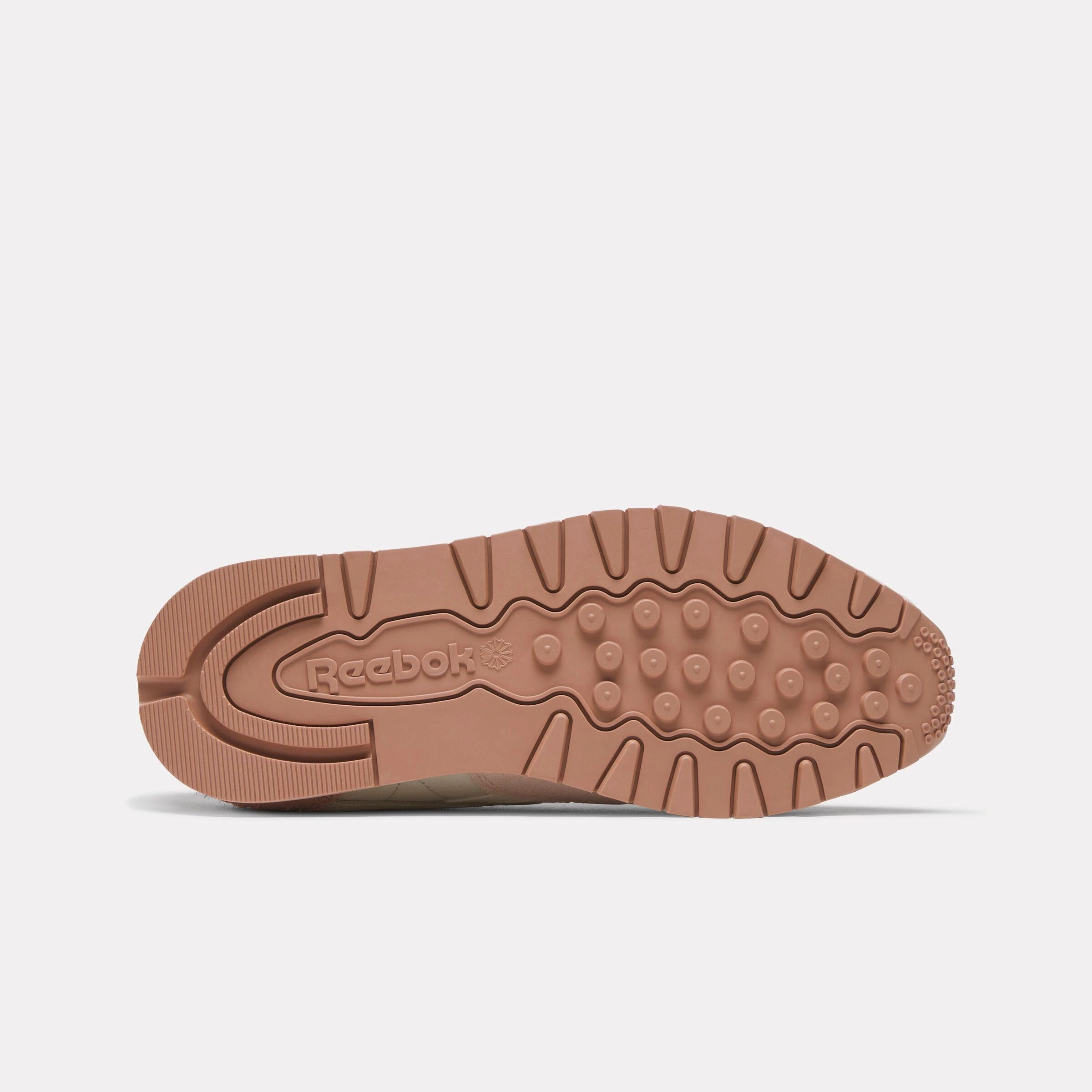 Reebok Footwear Women Classic Leather Shoes PINKCLAY/ALABASTER/CHALK Orthotic Running Shoes