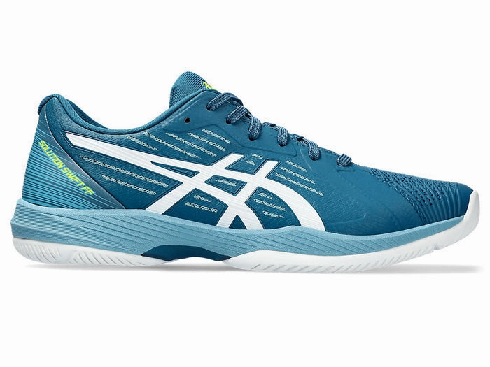 Asics Gt 2000 11 Running Shoes Men's Asics Solution Swift FlyteFoam, Restful Teal/White, 11 D Medium