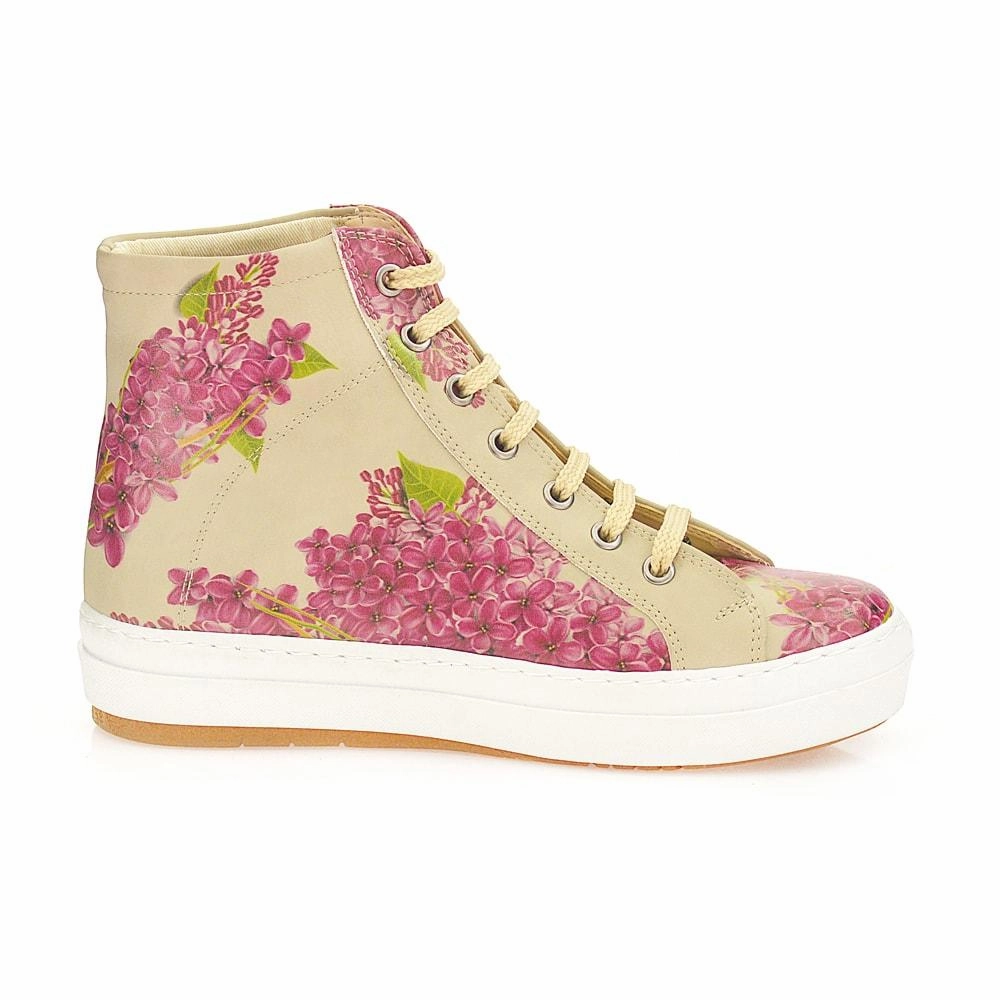 Purple Flowers Sneaker Boots CW2020 Hacienda Boots
