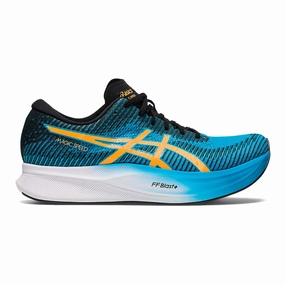 Asics Gel Resolution 9 Pickleball Shoes Men's Asics Magic Speed 2, Island Blue/Orange Pop, 13 D Medium