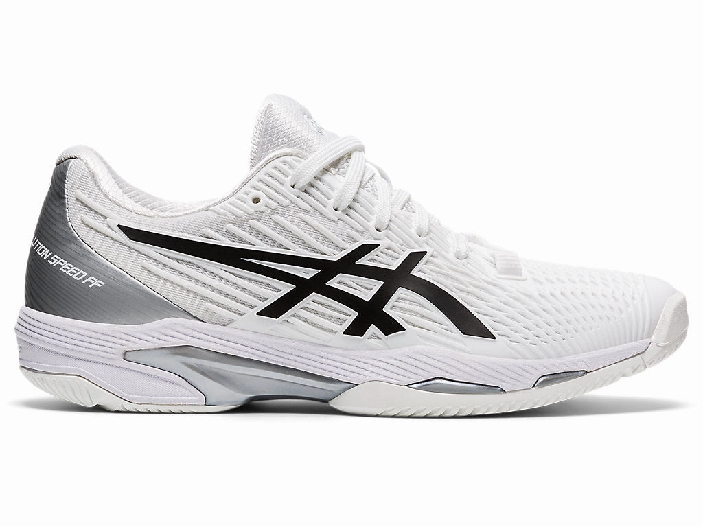 Men's Asics Solution Speed FlyteFoam 2, White/Black, 9.5 D Medium Asics Gel-venture 9 Waterproof Running Shoes