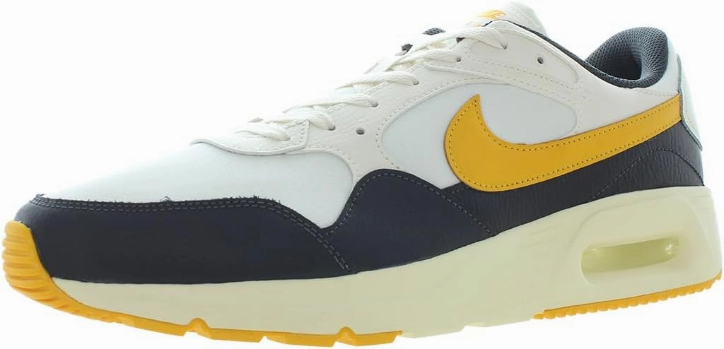 Nike Air Max SC Mens Shoes Size 11.5, Color: Sail/University Gold-Off-White Nike Shoes Sneakers