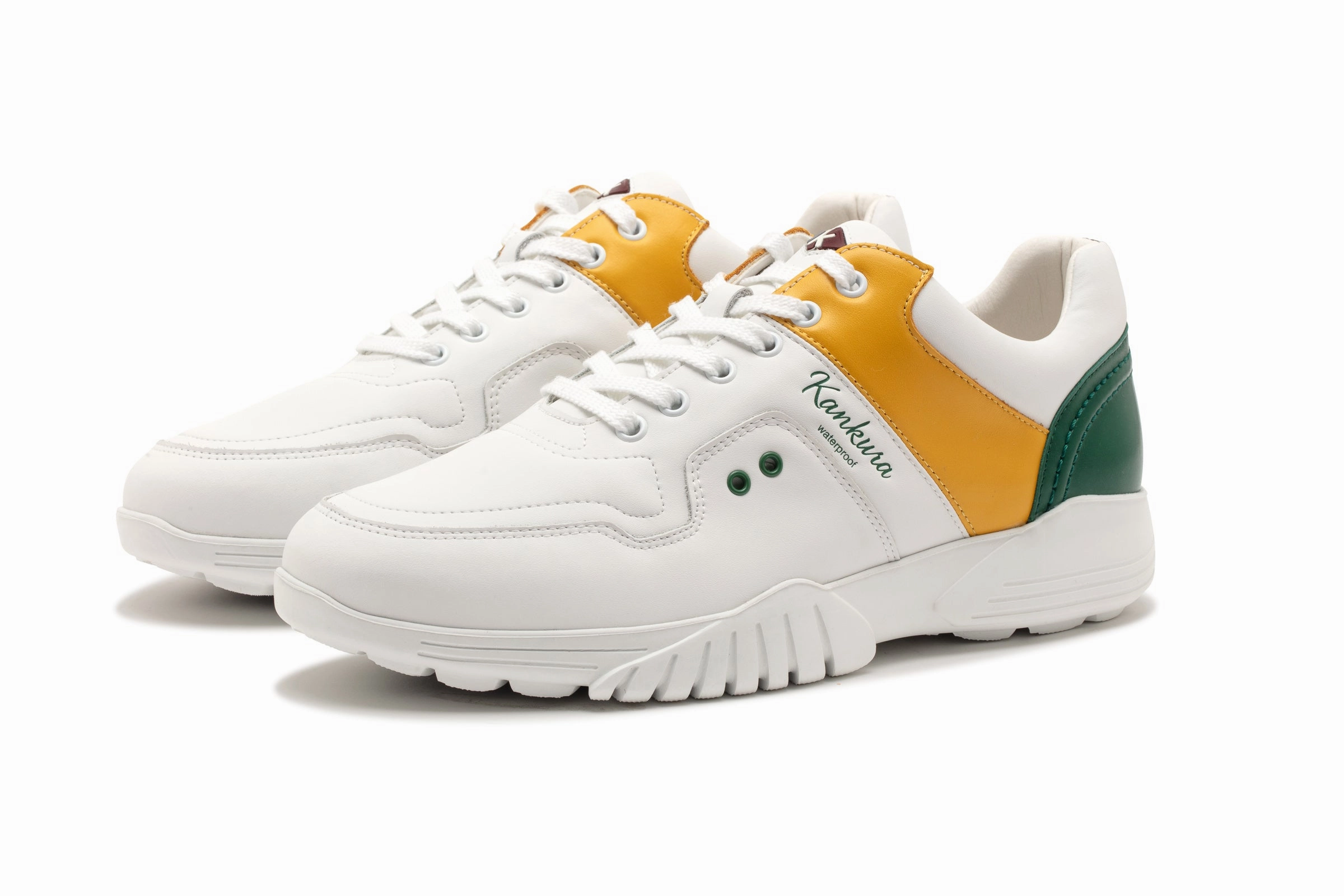 Best Waterproof Toddler Shoes Challenge 01   White|Yellow|Green  Men's Golf Shoes  CH001 14
