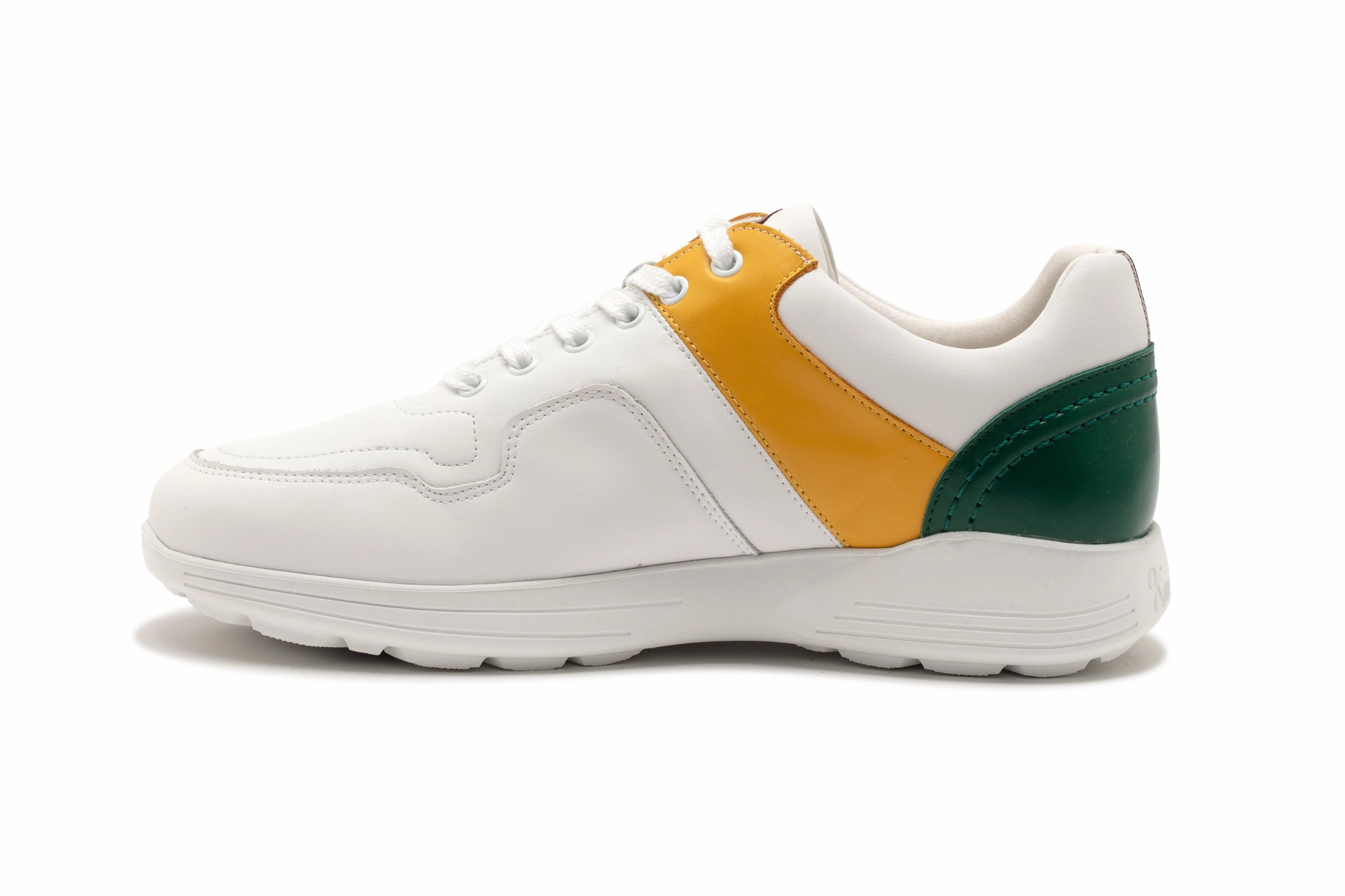 Challenge 01   White|Yellow|Green  Men's Golf Shoes  CH001 14 Waterproof Casual Shoe