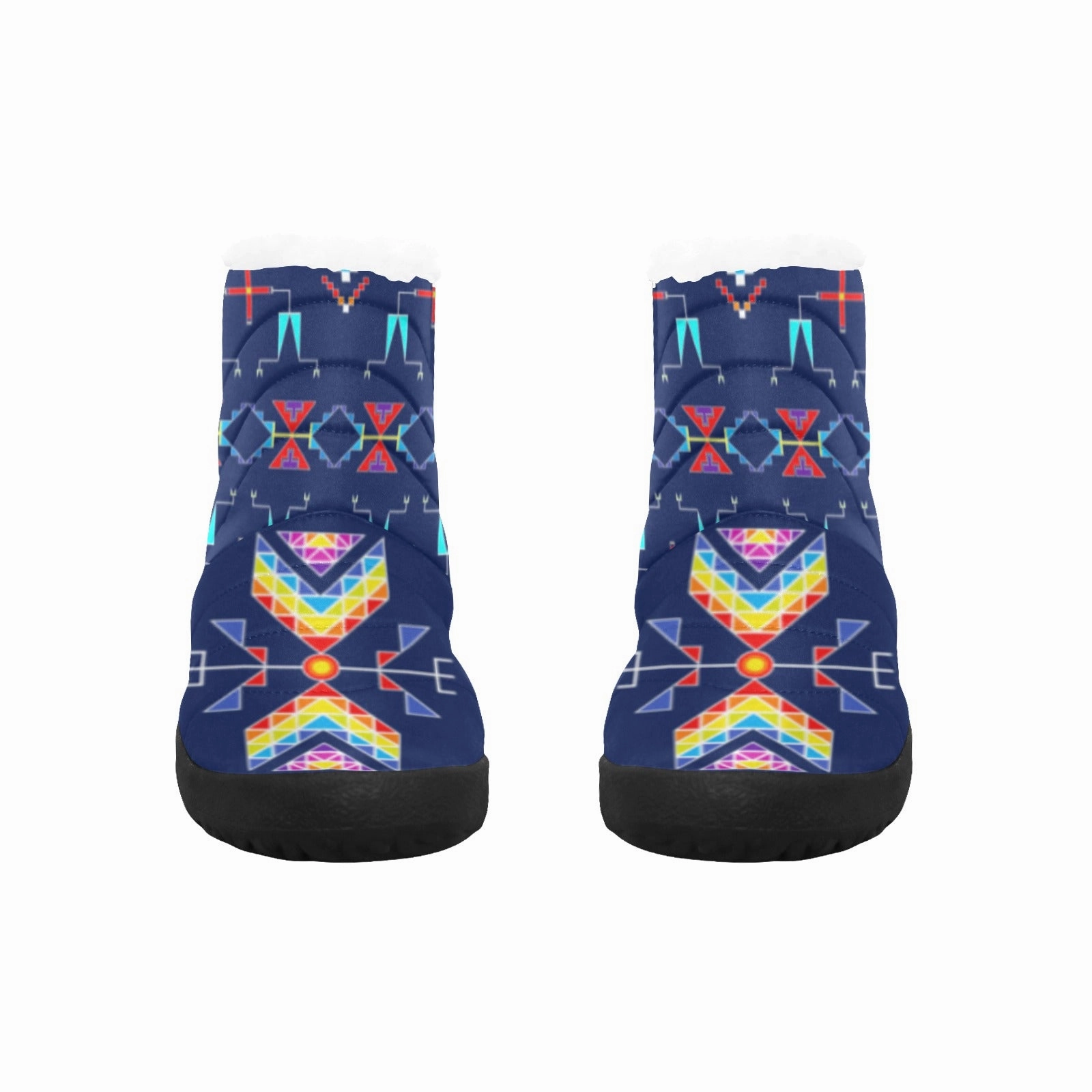 Rainy Chief Rainbow Night Lake Men's Padded Winter Boot Hiking Shoes Afterpay