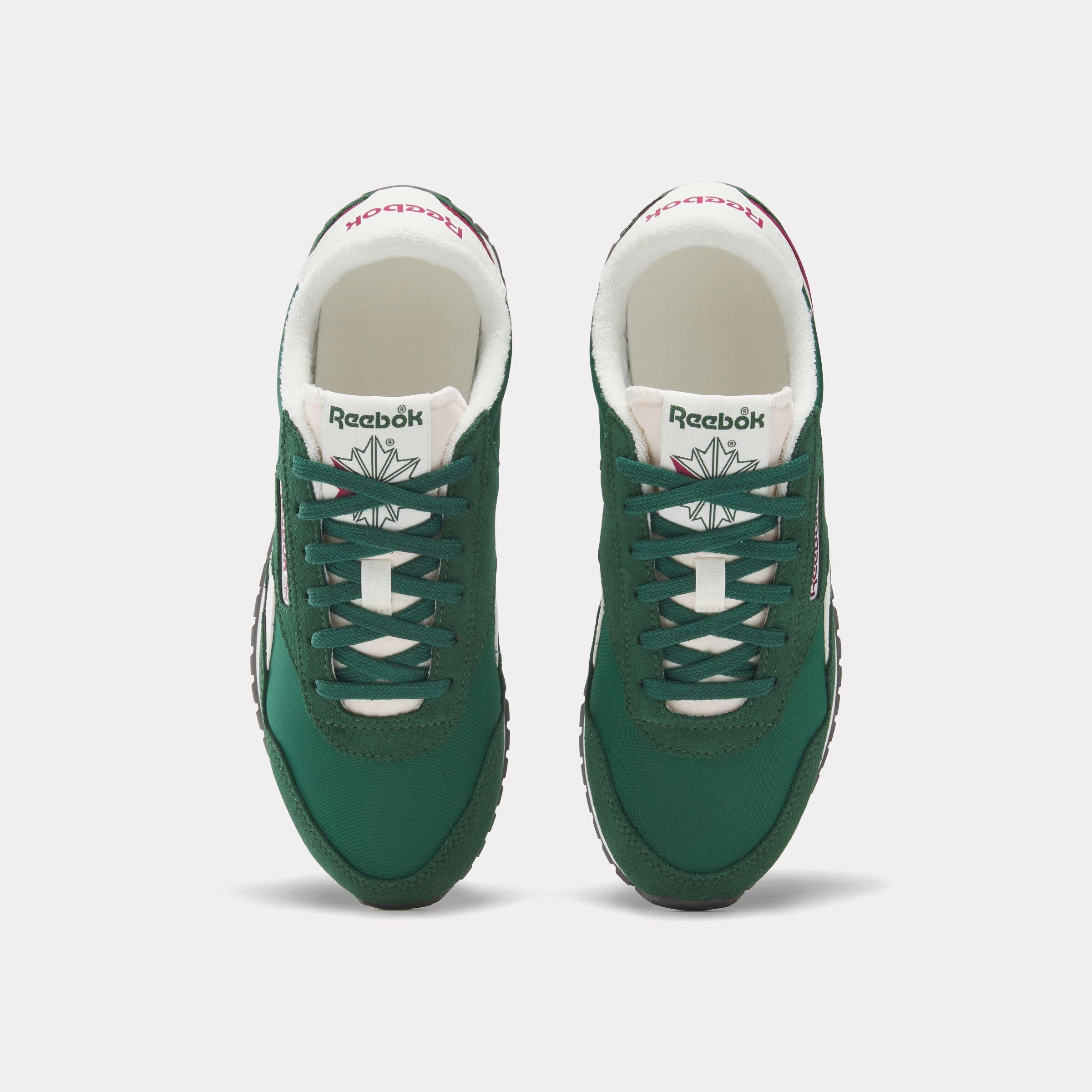 Reebok Footwear Women Classic AZ Shoes CLASSIC GREEN/CLASSIC GREEN/CH Flat Footed Running Shoes