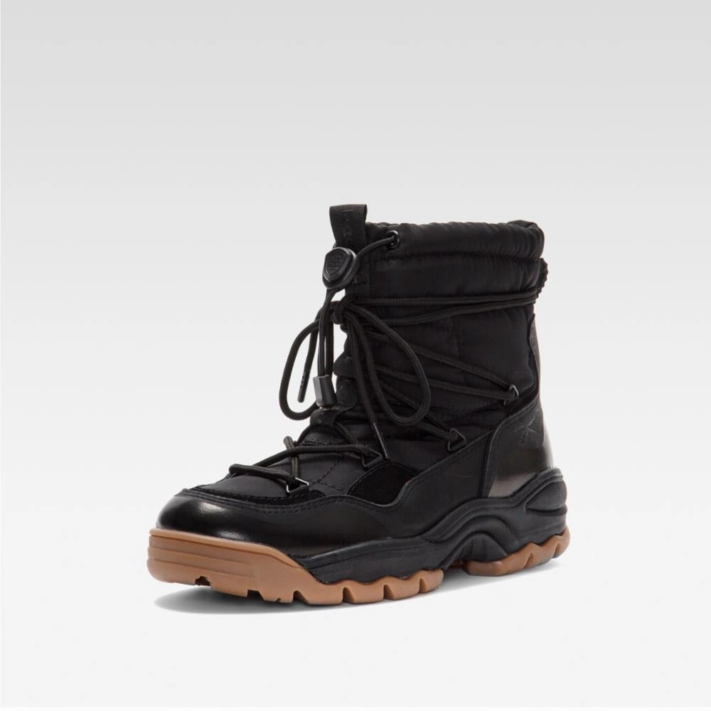 Tough 1 Thick Gum Rubber Slip-on Bell Boots X-large Reebok Footwear Women Renie Waterproof Winter Boots BLACK