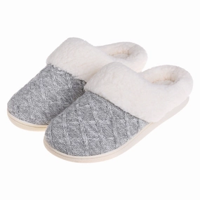 VONMAY Women's Comfy Slippers Fuzzy House Shoes Memory Foam Slip-on Indoor Outdoor Bing Slippers