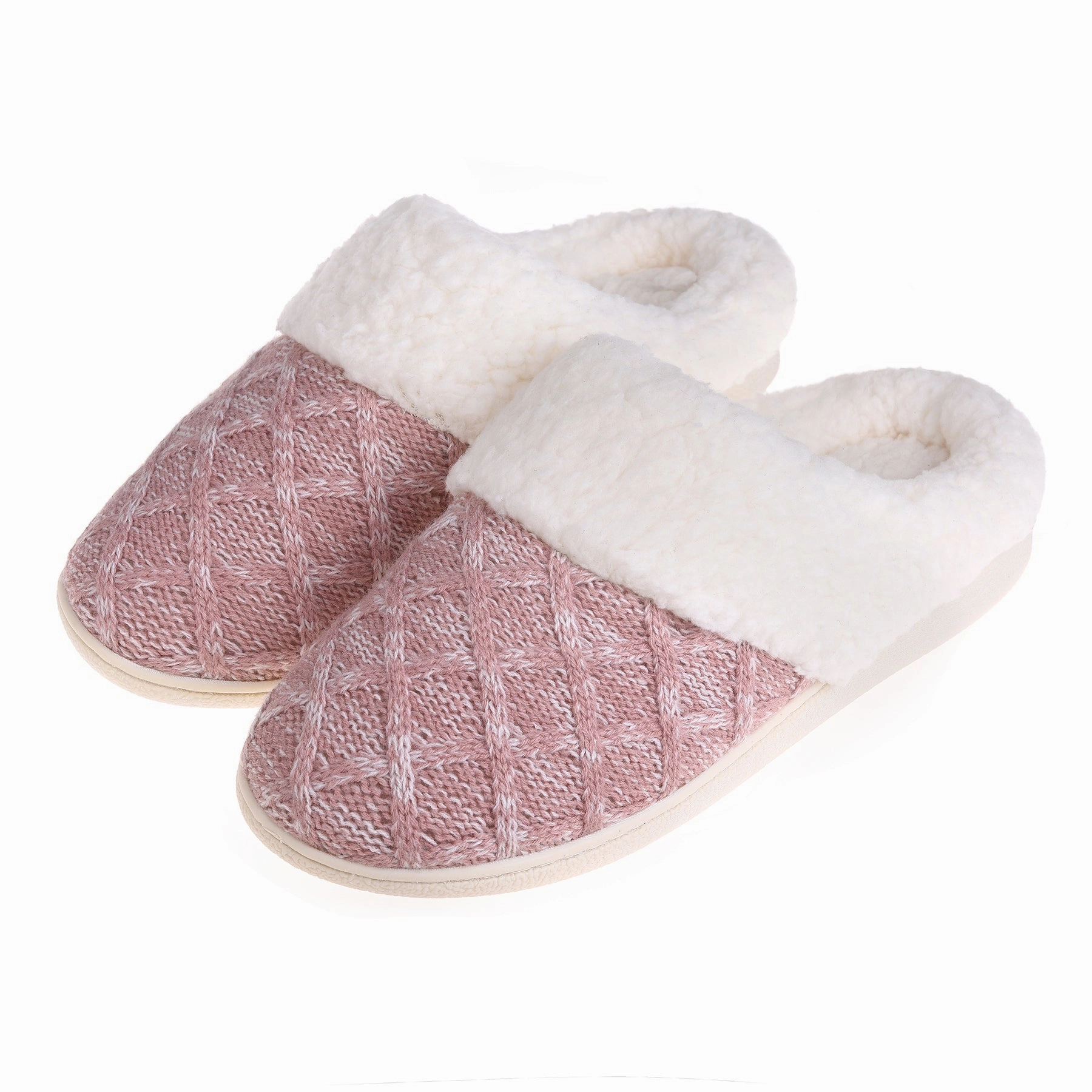 VONMAY Women's Comfy Slippers Fuzzy House Shoes Memory Foam Slip-on Indoor Outdoor Bears Slippers