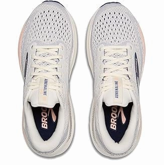 Running Air Max Shoes Women's - Brooks Adrenaline GTS 24 - Grey/Blue Ribbon/Peach