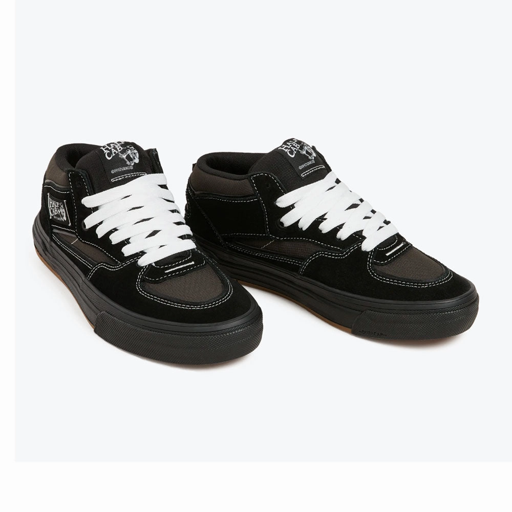 Vans 'Skate Half Cab Wafflecup' Skate Shoes (Black / Asphalt) High Ankle Skate Shoes