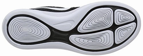 Nike Men's LunarEpic Low Flyknit Running Shoes (Black, White) Nike Clearance Soccer Shoes