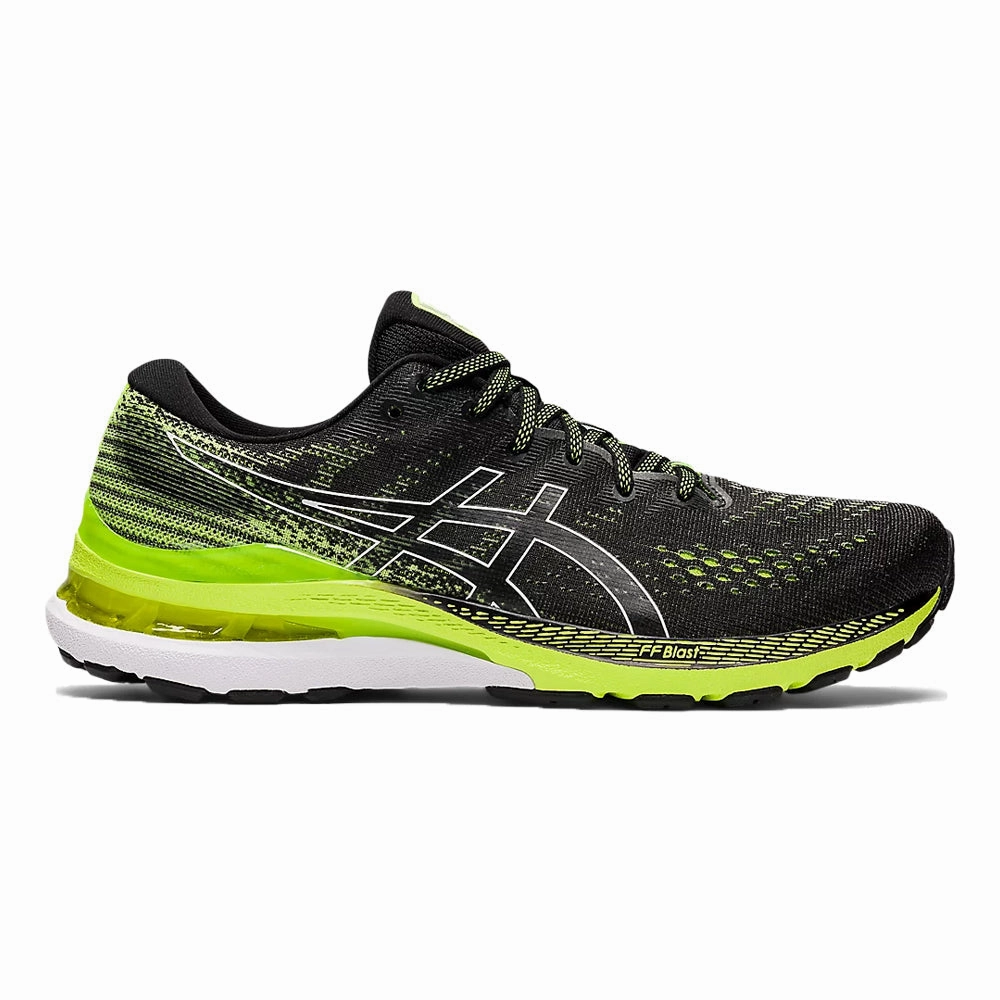 Asics Upcourt 5 Indoor Sport Shoe Men's Asics GEL-Kayano 28, Black/Hazard Green, 14 2E Wide