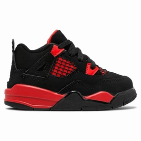 Nike Air Jordan 4 Retro TD Red Thunder BQ7670 016 Nike Shoes At Dick's