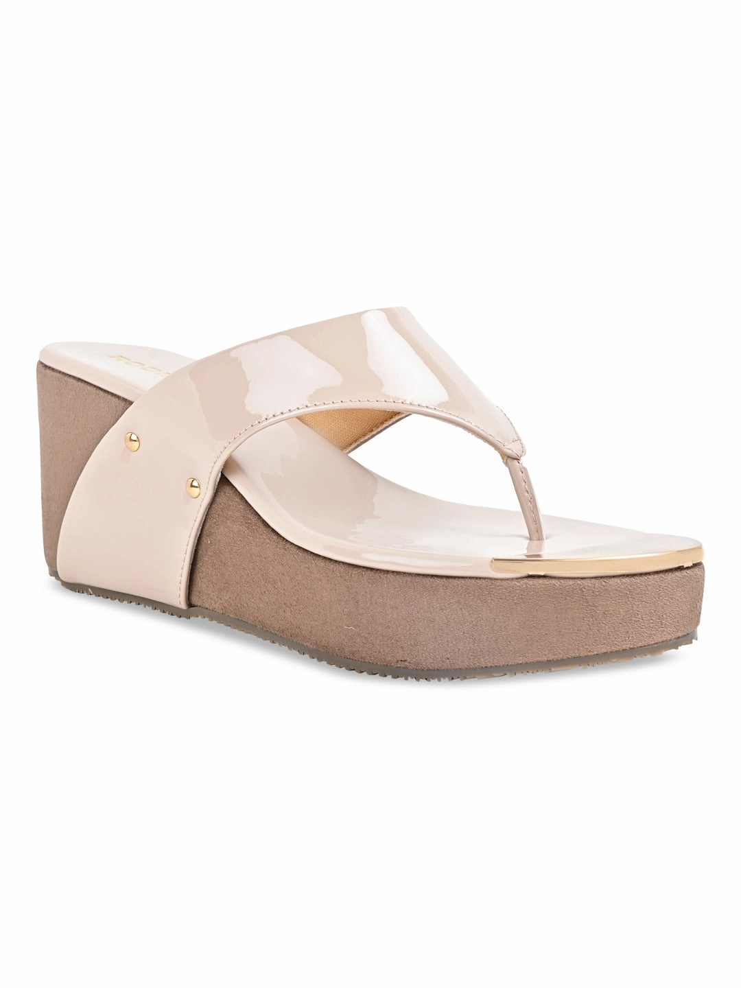 Style High Heels Rocia By Regal Beige Women Casual Slip On Platforms