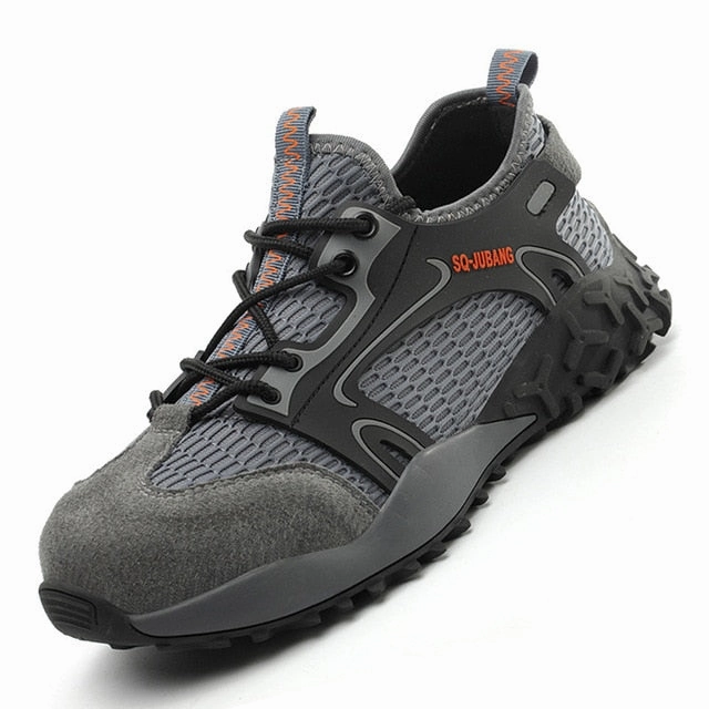 Male Work Safety Shoes Men Boots Outdoor Military Boots Steel Toe Working Shoes For Men Shoes Puncture Proof Safety Shoes 2020