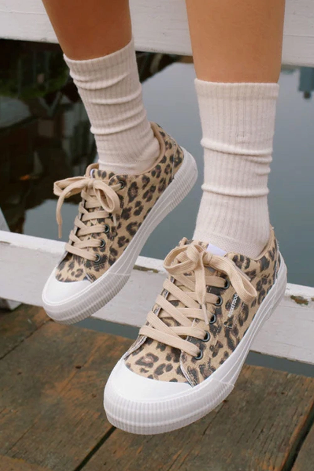 Rocket Dog Cheery Canvas Sneakers for Women in Leopard | CHERRY-TAN LEOPARD 5. NULL