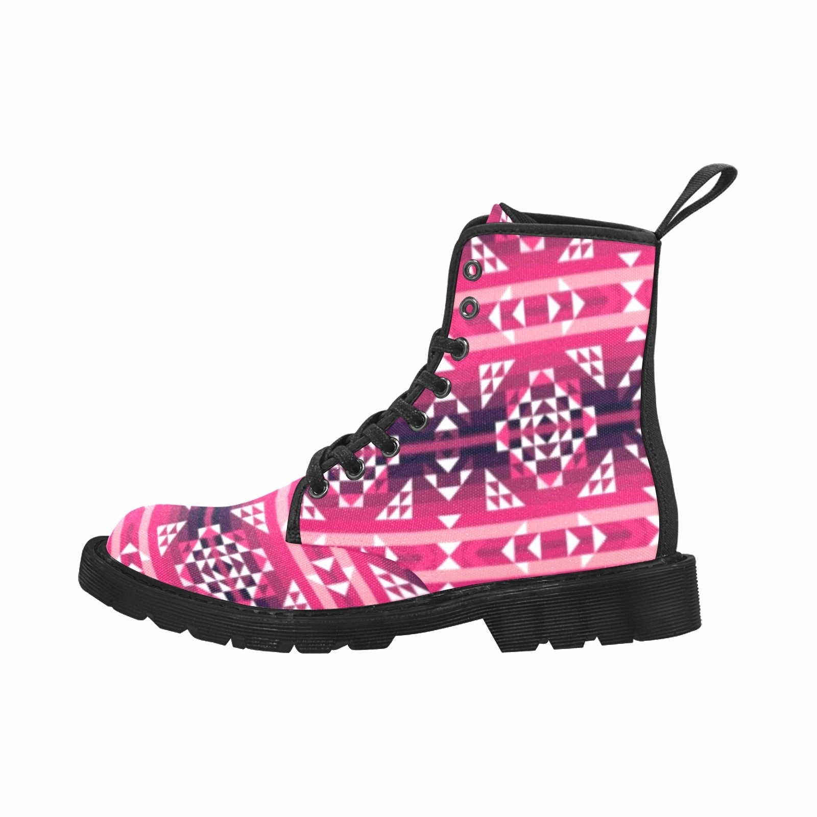 Royal Airspace Red Boots for Women (Black) Boots With Side Zippers