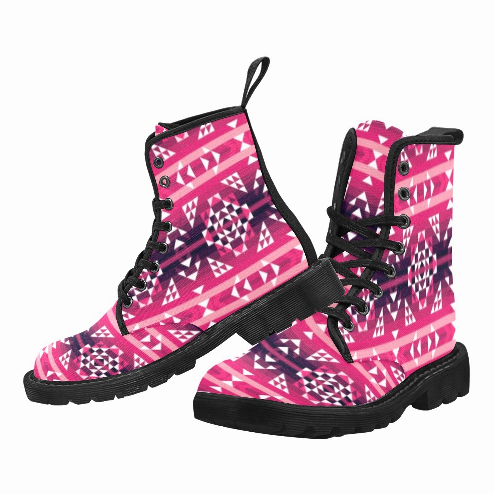 Royal Airspace Red Boots for Women (Black) Small Heel Boots